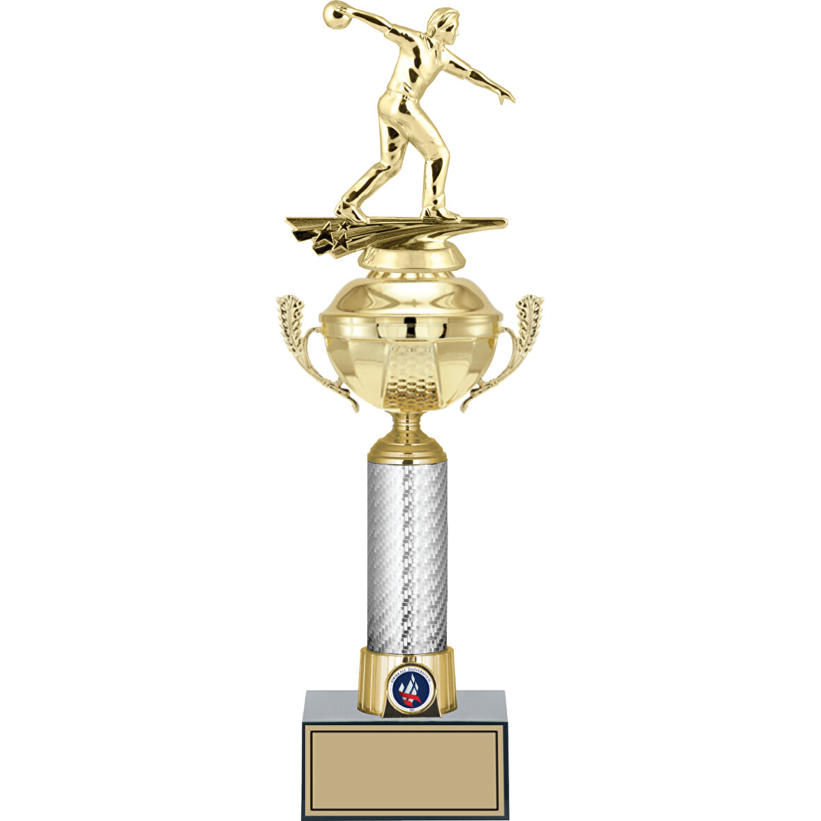 ODAK KUPA - Figürlü Kupalar - Bowling Erkek Figürlü Kupalar FG-058 B - 43 cm