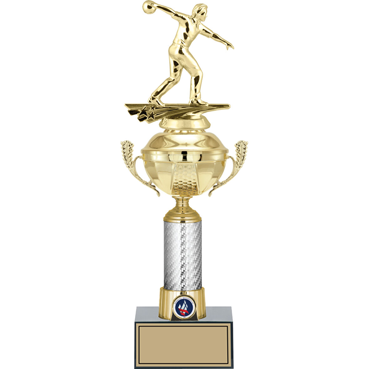 ODAK KUPA - Figürlü Kupalar - Bowling Erkek Figürlü Kupalar FG-058 C - 41 cm