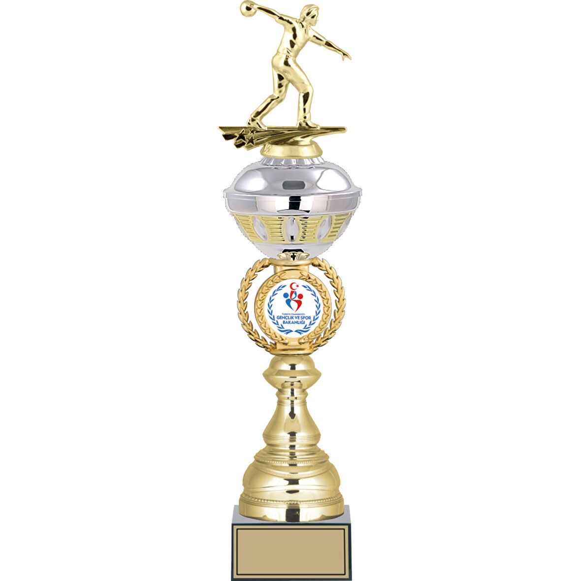 ODAK KUPA - Figürlü Kupalar - Bowling Erkek Figürlü Kupalar FG-066 A - 50 cm