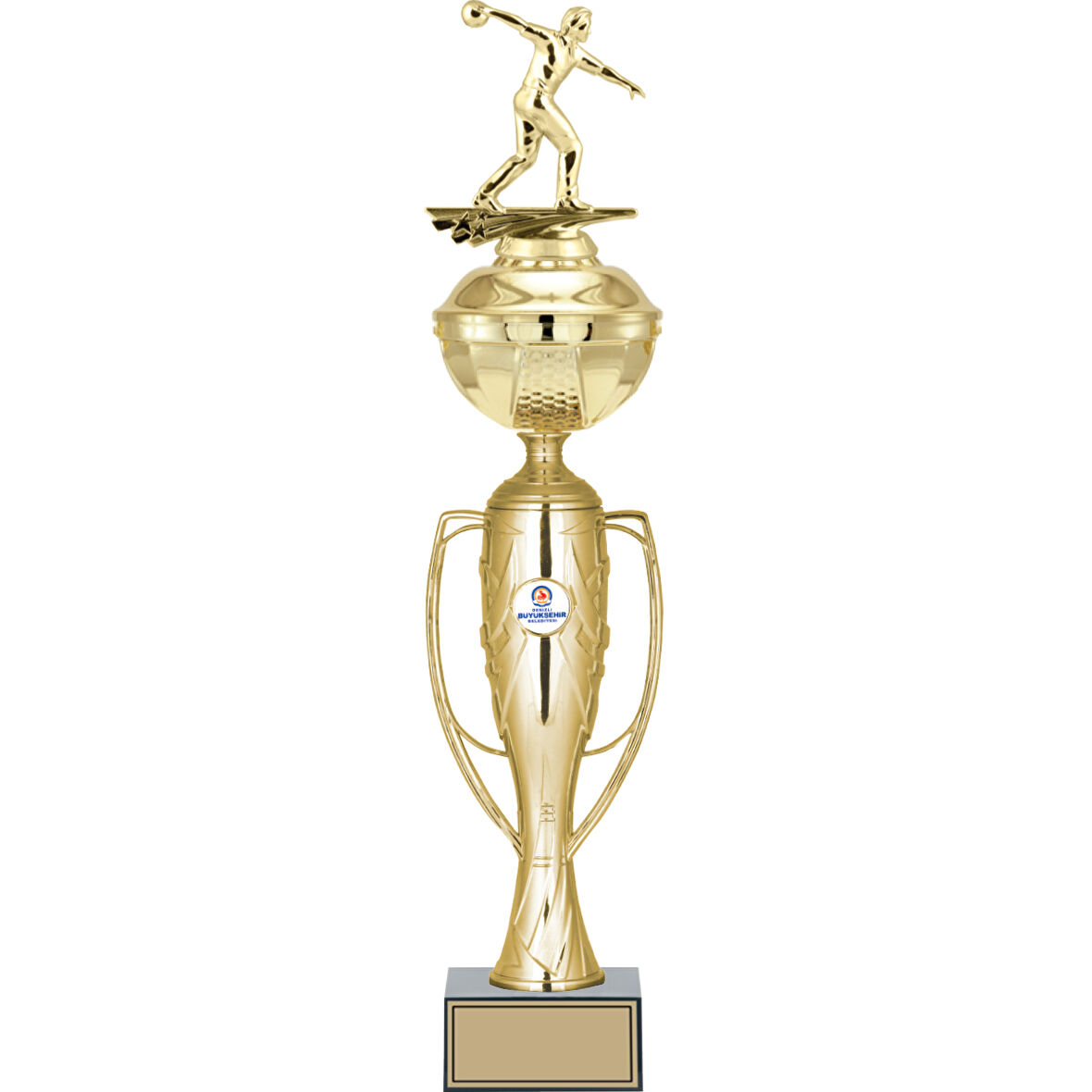 ODAK KUPA - Figürlü Kupalar - Bowling Erkek Figürlü Kupalar FG-071 A - 54 cm