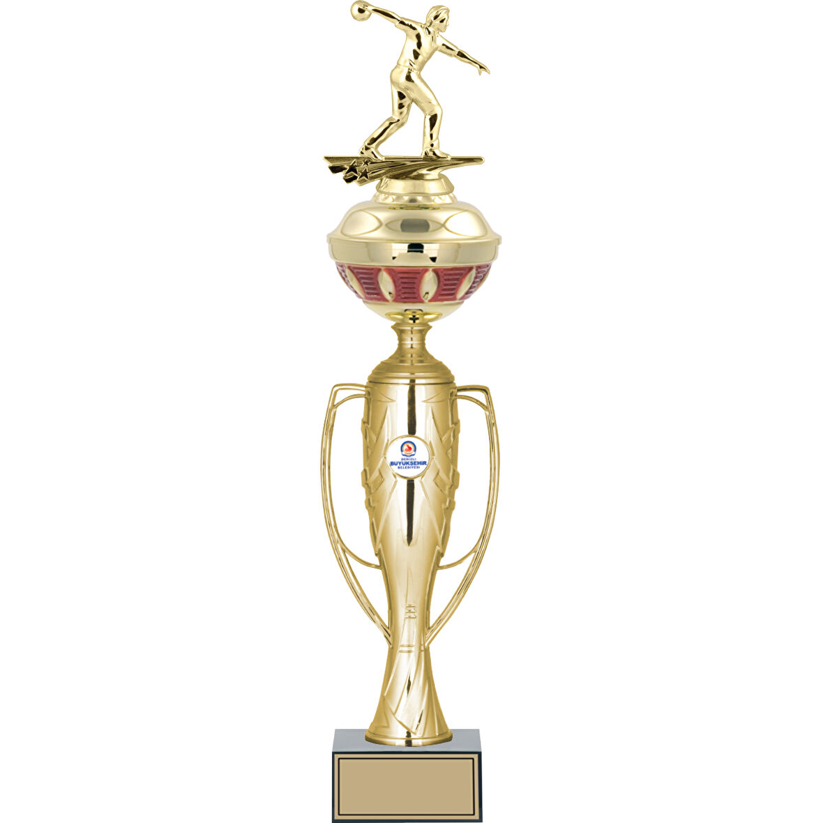 ODAK KUPA - Figürlü Kupalar - Bowling Erkek Figürlü Kupalar FG-073 A - 54 cm