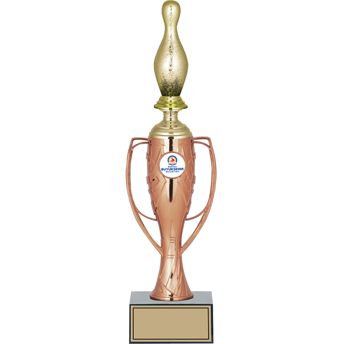 ODAK KUPA - Figürlü Kupalar - Bowling / Pin Figürlü Kupalar FG-025 C - 38 cm