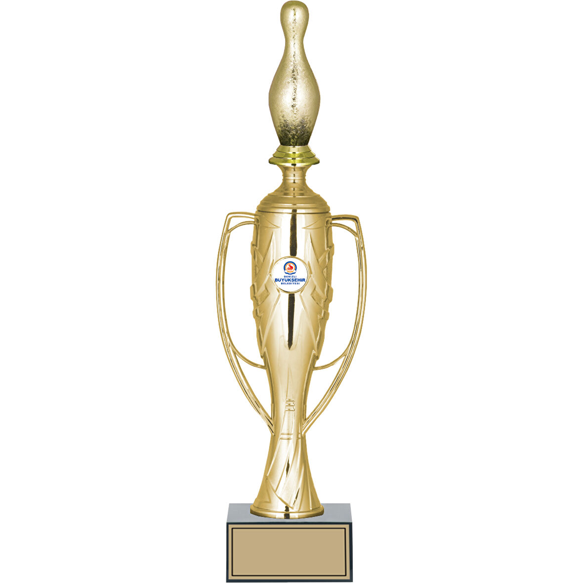 ODAK KUPA - Figürlü Kupalar - Bowling / Pin Figürlü Kupalar FG-026 A - 44 cm