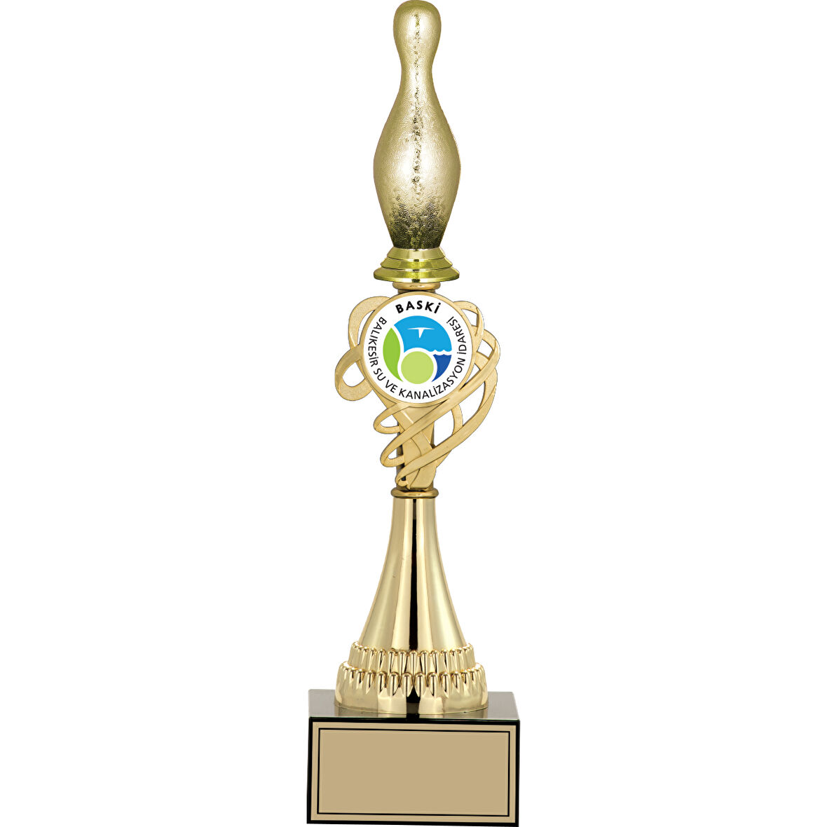 ODAK KUPA - Figürlü Kupalar - Bowling / Pin Figürlü Kupalar FG-034 A - 38 cm
