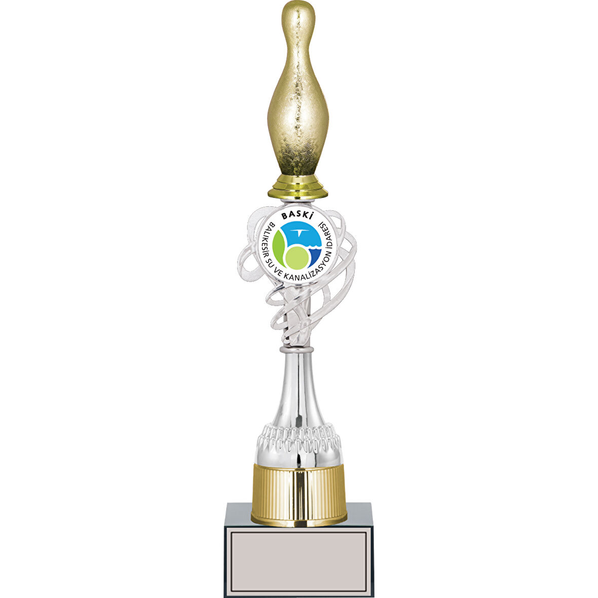 ODAK KUPA - Figürlü Kupalar - Bowling / Pin Figürlü Kupalar FG-036 B - 40 cm