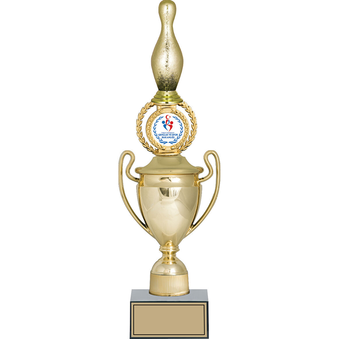 ODAK KUPA - Figürlü Kupalar - Bowling / Pin Figürlü Kupalar FG-037 C - 44 cm