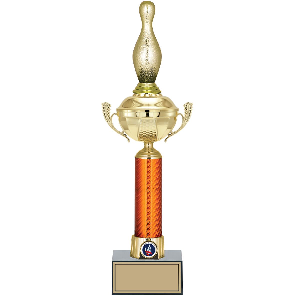 ODAK KUPA - Figürlü Kupalar - Bowling / Pin Figürlü Kupalar FG-056 A - 46 cm