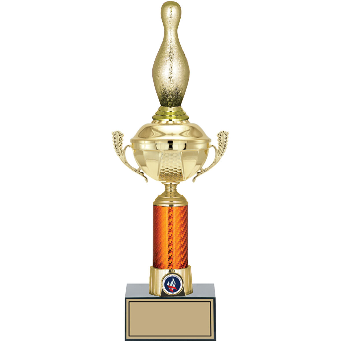 ODAK KUPA - Figürlü Kupalar - Bowling / Pin Figürlü Kupalar FG-056 C - 41 cm
