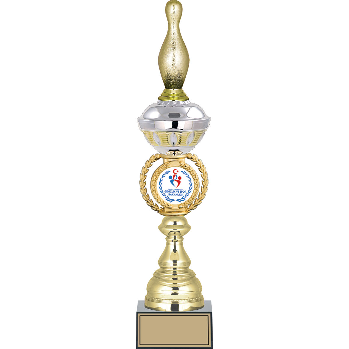 ODAK KUPA - Figürlü Kupalar - Bowling / Pin Figürlü Kupalar FG-066 B - 47 cm