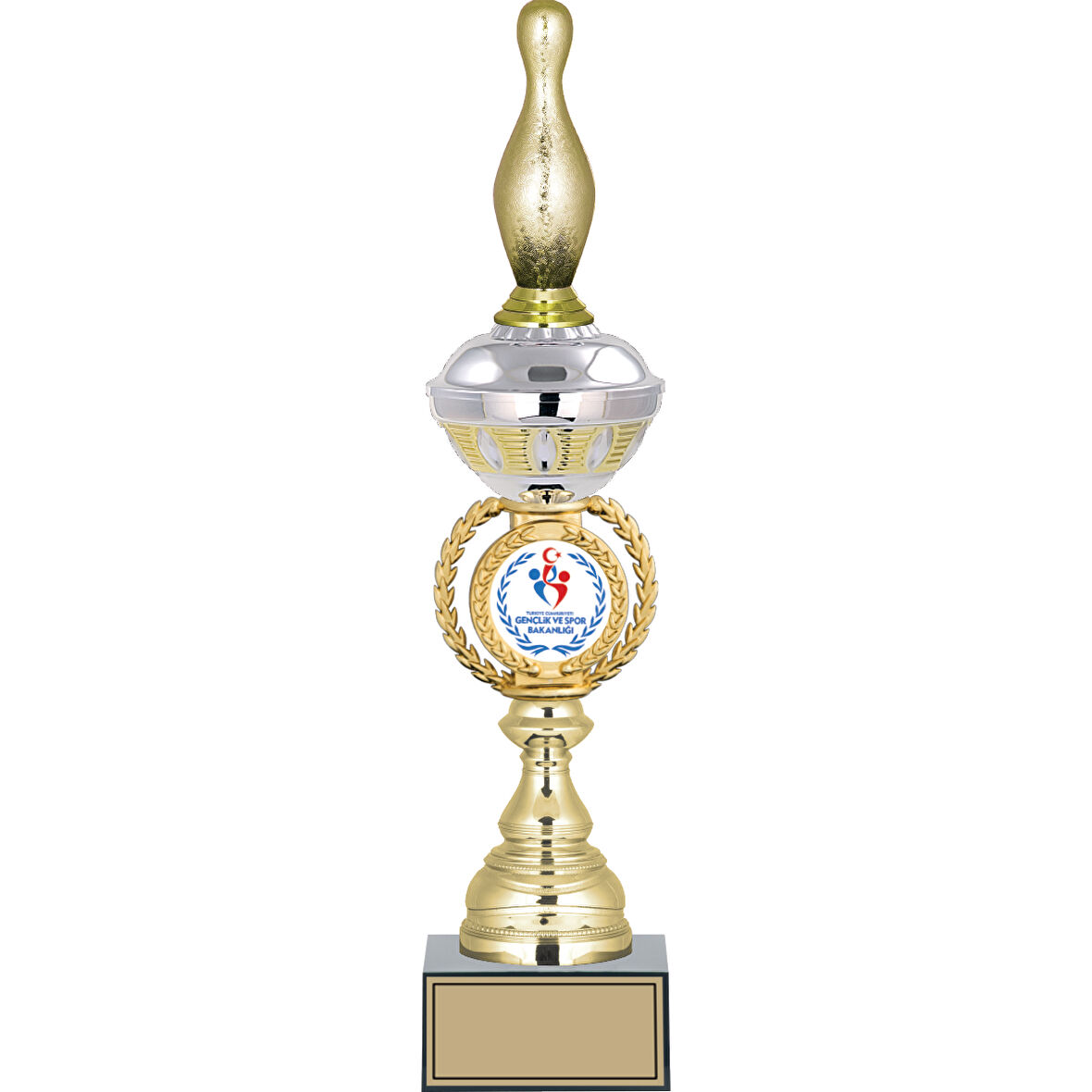 ODAK KUPA - Figürlü Kupalar - Bowling / Pin Figürlü Kupalar FG-066 C - 45 cm