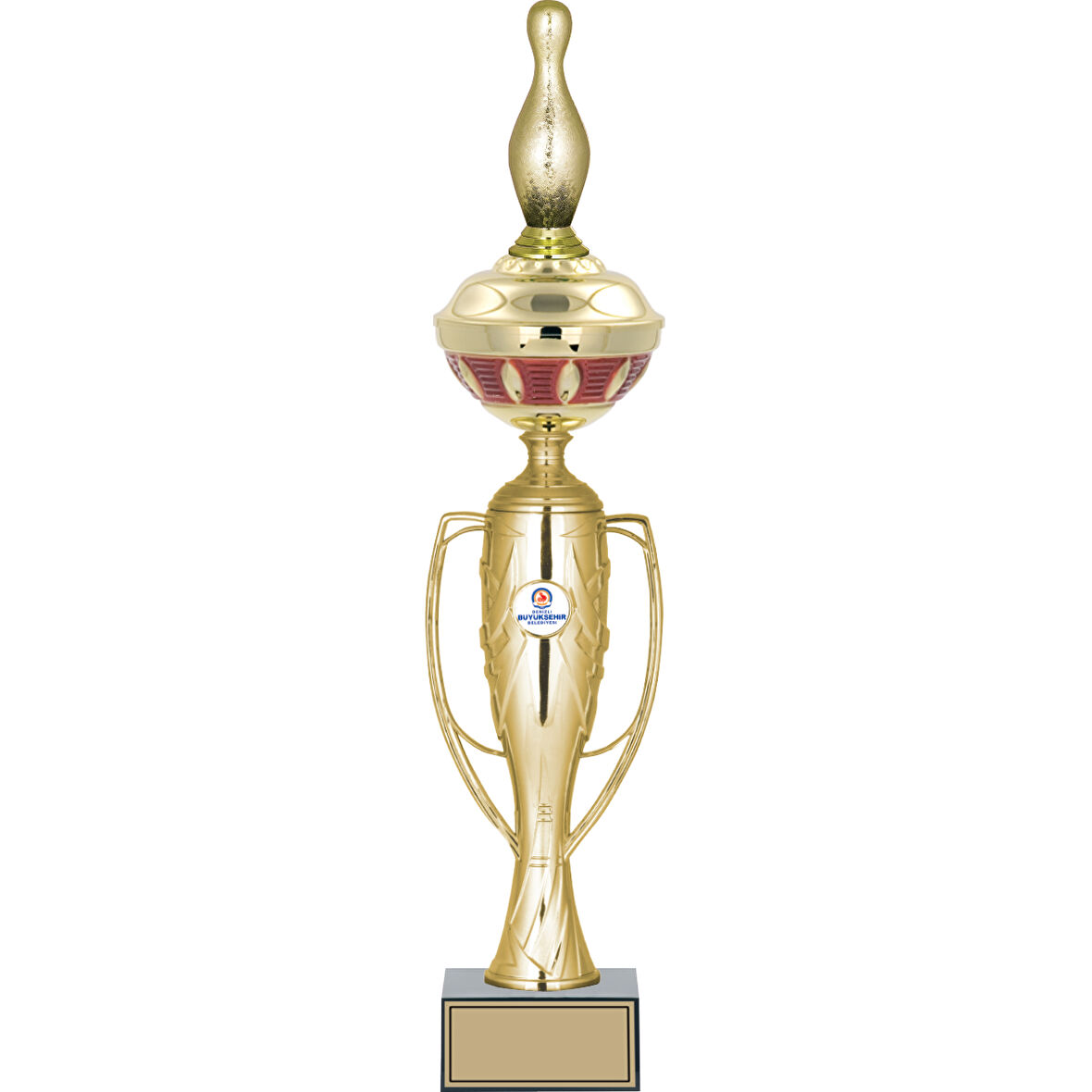 ODAK KUPA - Figürlü Kupalar - Bowling / Pin Figürlü Kupalar FG-073 A - 54 cm