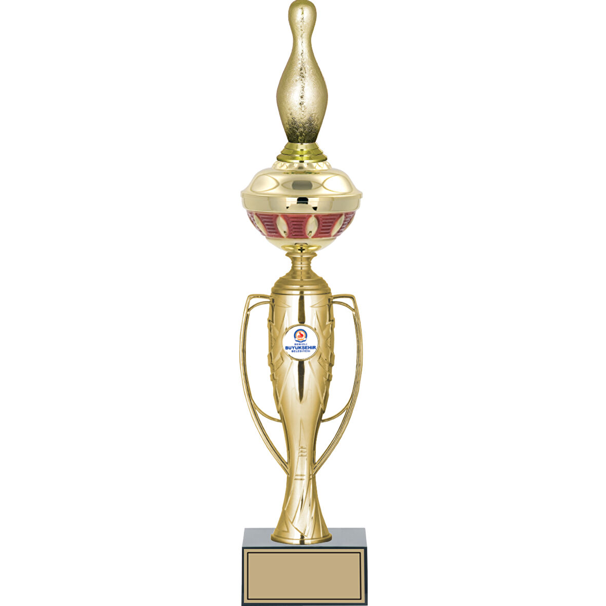 ODAK KUPA - Figürlü Kupalar - Bowling / Pin Figürlü Kupalar FG-073 C - 48 cm