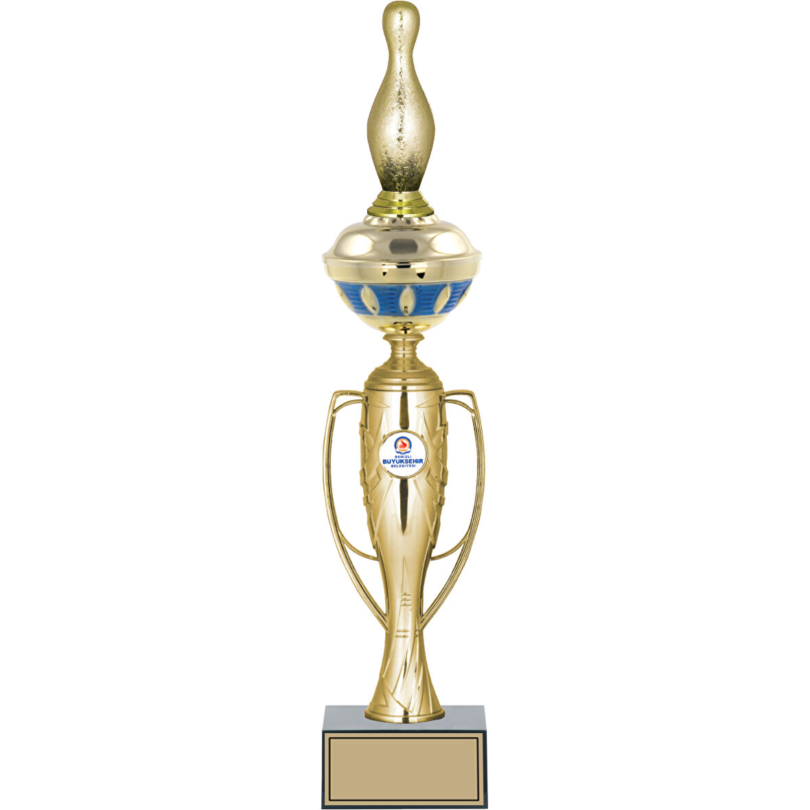 ODAK KUPA - Figürlü Kupalar - Bowling / Pin Figürlü Kupalar FG-074 C - 48 cm
