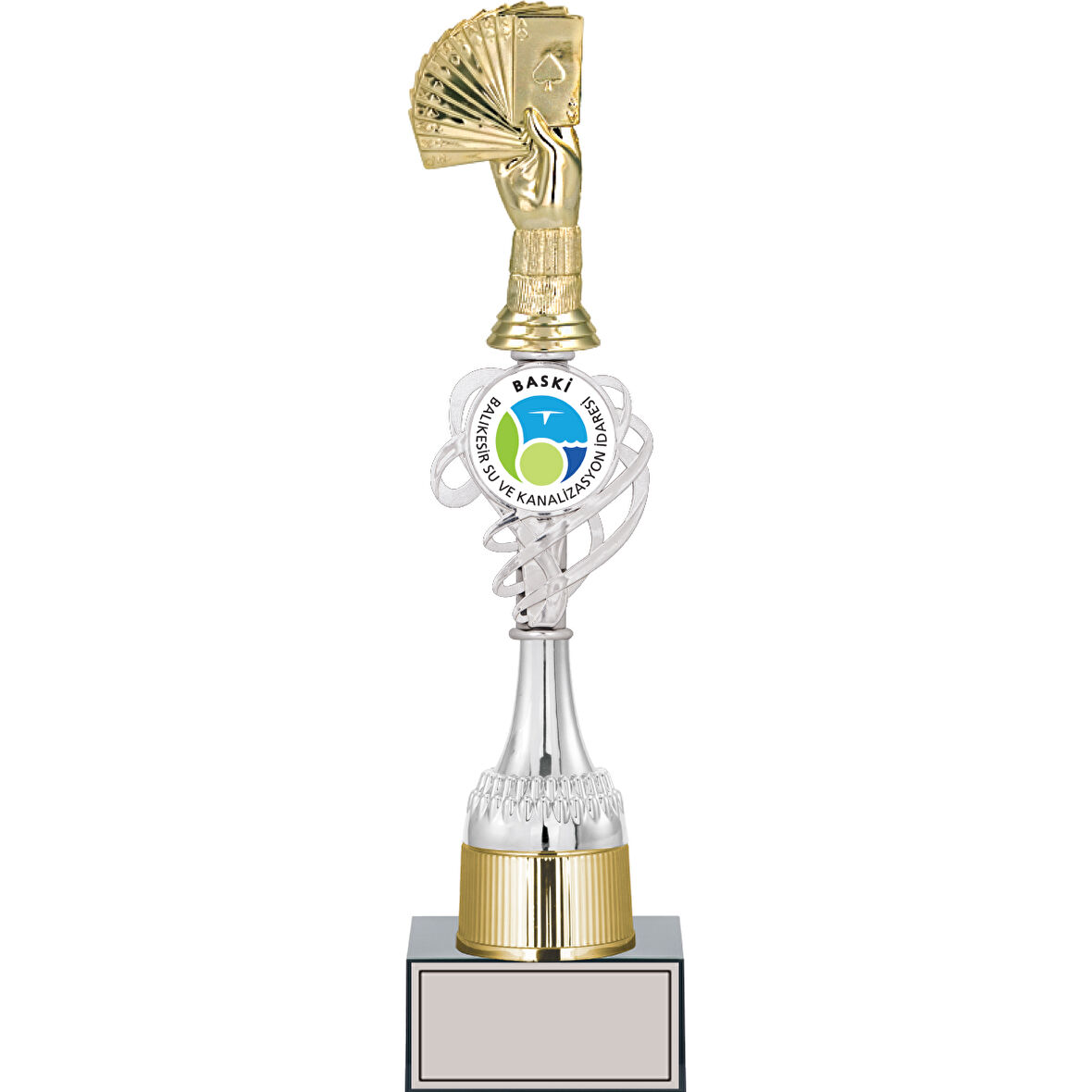 ODAK KUPA - Figürlü Kupalar - Briç Figürlü Kupalar FG-036 B - 39 cm