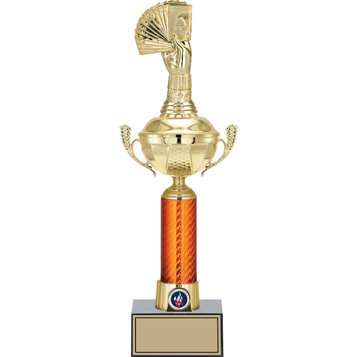 ODAK KUPA - Figürlü Kupalar - Briç Figürlü Kupalar FG-056 B - 42 cm