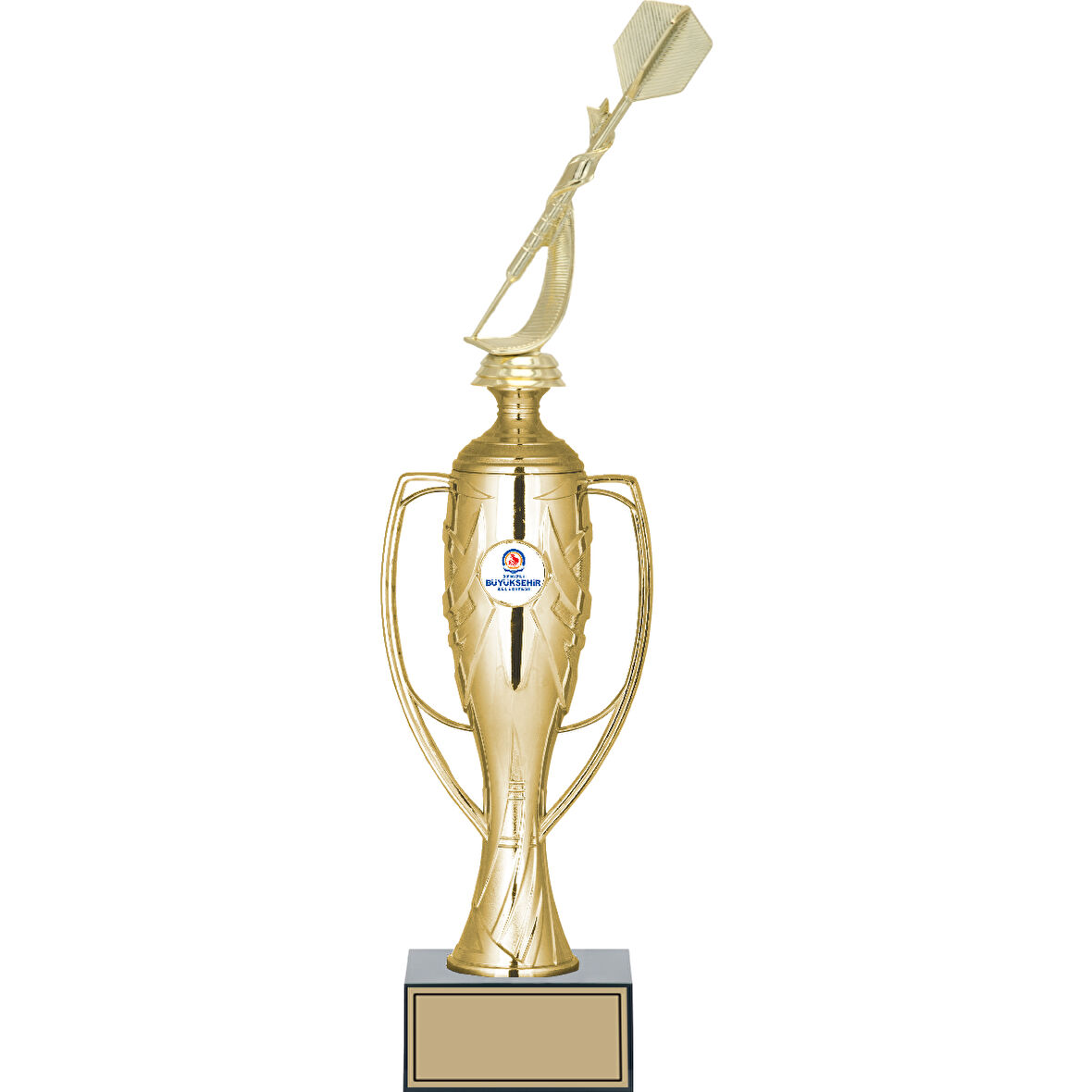 ODAK KUPA - Figürlü Kupalar - Dart Figürlü Kupalar FG-026 B - 44 cm