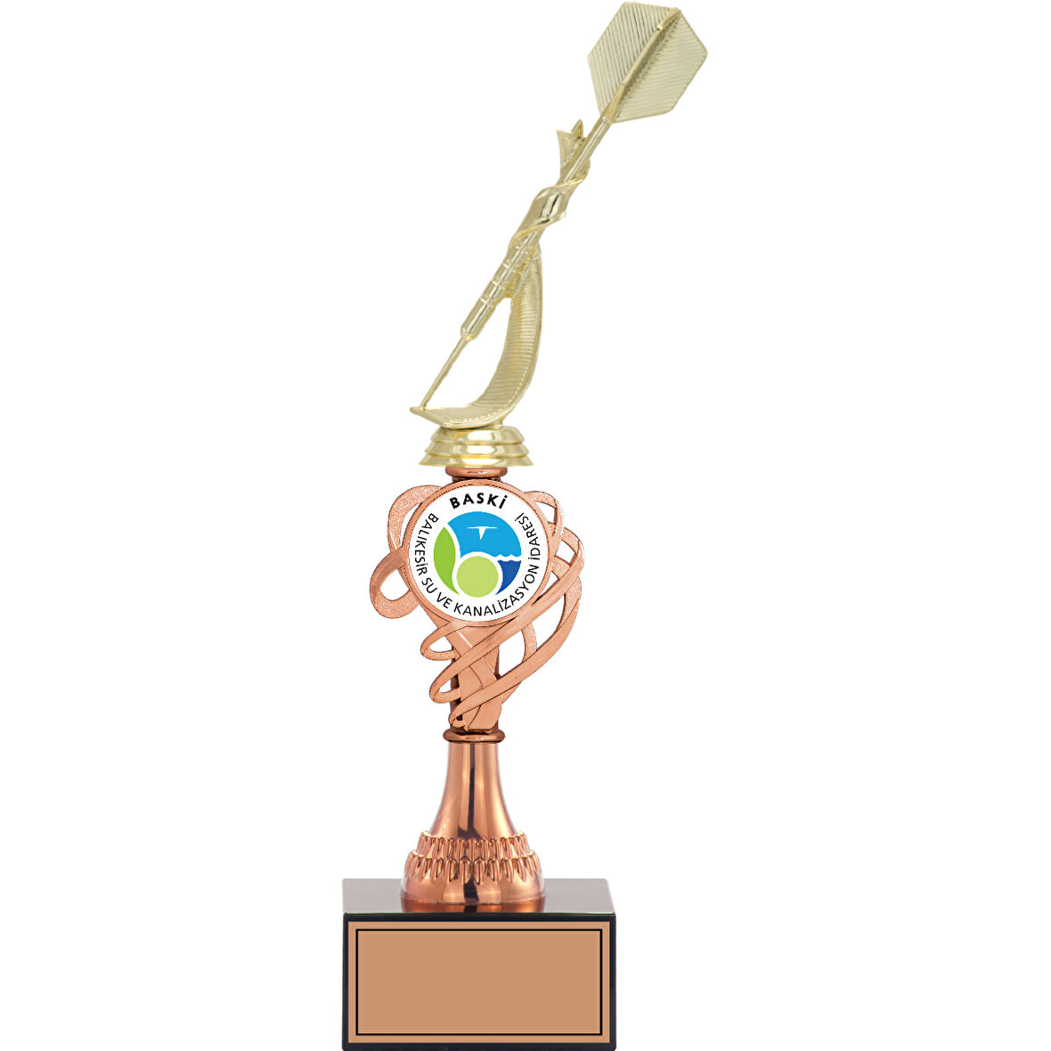 ODAK KUPA - Figürlü Kupalar - Dart Figürlü Kupalar FG-034 C - 37 cm