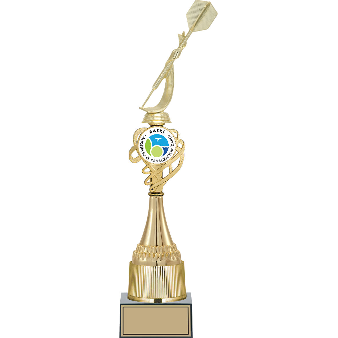 ODAK KUPA - Figürlü Kupalar - Dart Figürlü Kupalar FG-036 A - 46 cm