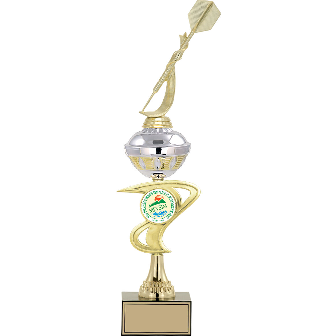 ODAK KUPA - Figürlü Kupalar - Dart Figürlü Kupalar FG-065 C - 47 cm