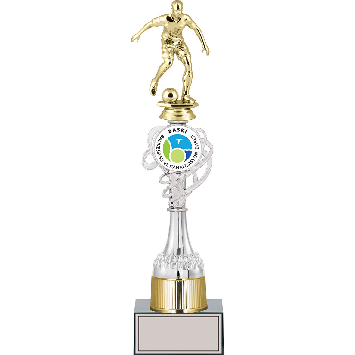 ODAK KUPA - Figürlü Kupalar - Futbol Figürlü Kupalar FG-036 B - 38 cm