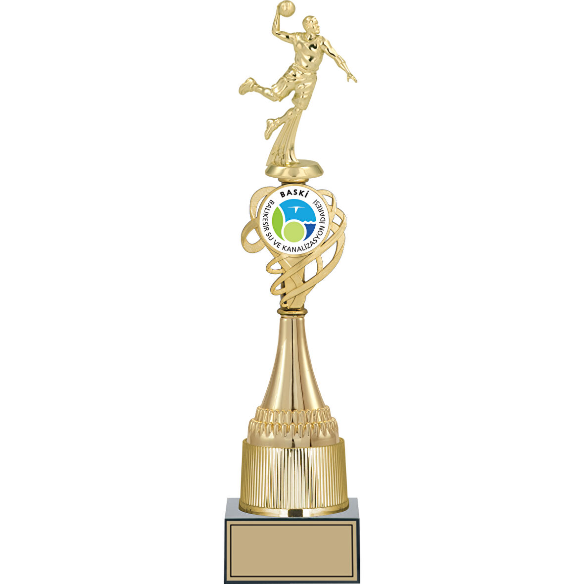 ODAK KUPA - Figürlü Kupalar - Hentbol Figürlü Kupalar FG-033 A - 44 cm