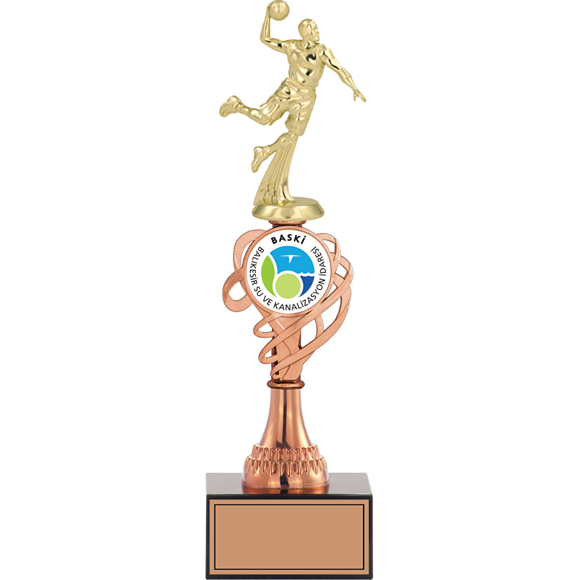 ODAK KUPA - Figürlü Kupalar - Hentbol Figürlü Kupalar FG-034 C - 35 cm