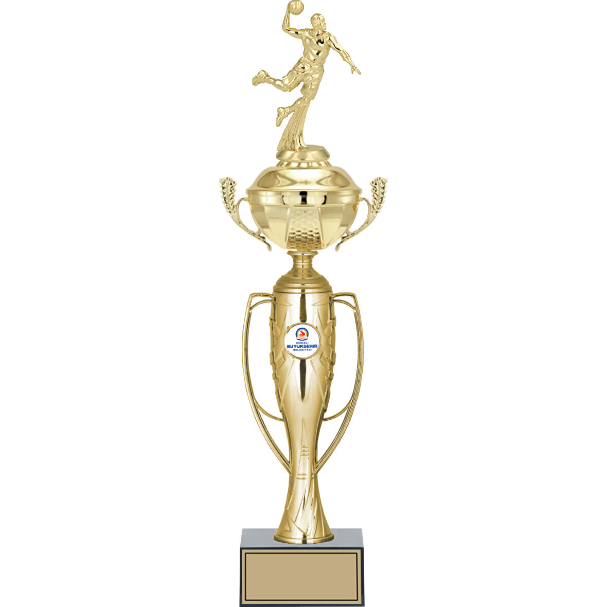ODAK KUPA - Figürlü Kupalar - Hentbol Figürlü Kupalar FG-072 C - 49 cm