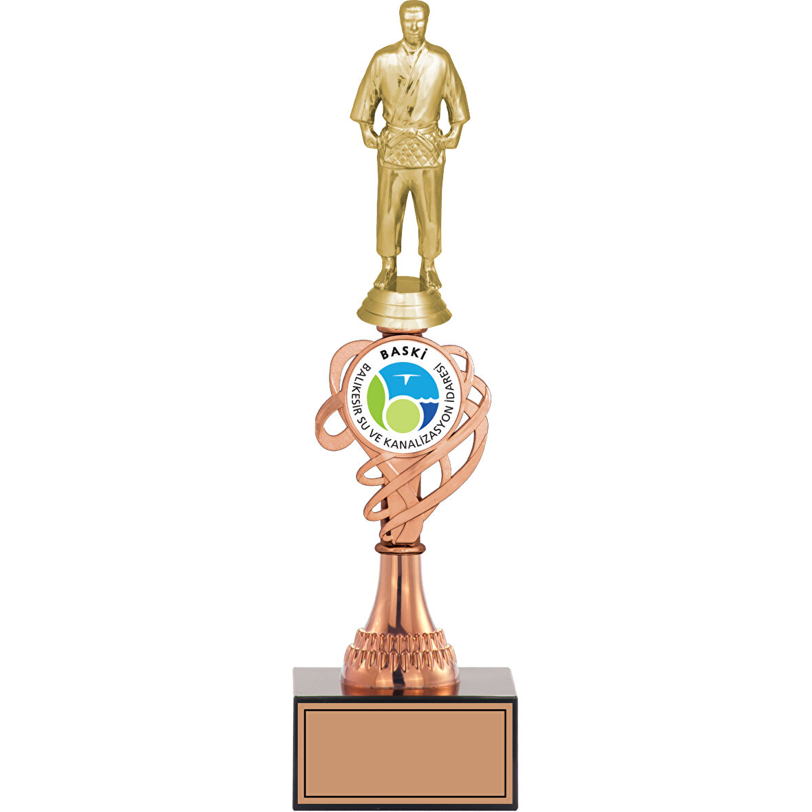 ODAK KUPA - Figürlü Kupalar - Judo / Karate Figürlü Kupalar FG-034 C - 35 cm