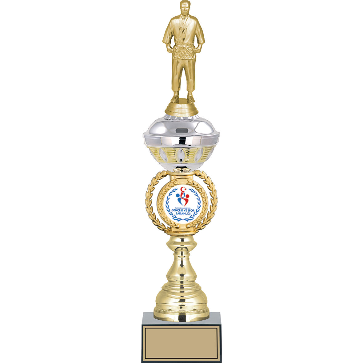 ODAK KUPA - Figürlü Kupalar - Judo / Karate Figürlü Kupalar FG-066 C - 46 cm