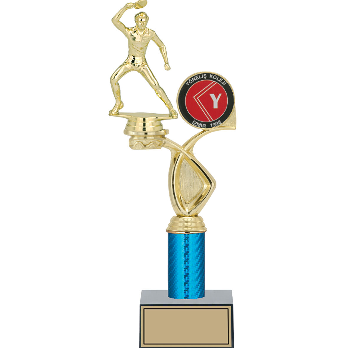 ODAK KUPA - Figürlü Kupalar - Masa Tenisi Erkek Figürlü Kupalar FG-017 C - 34 cm