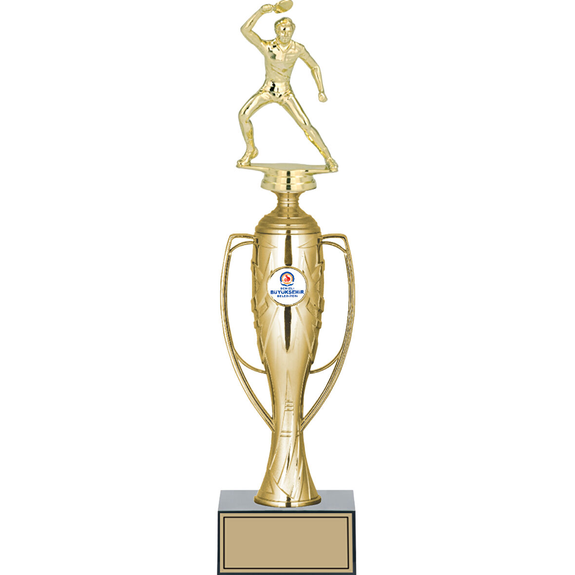 ODAK KUPA - Figürlü Kupalar - Masa Tenisi Erkek Figürlü Kupalar FG-025 A - 36 cm