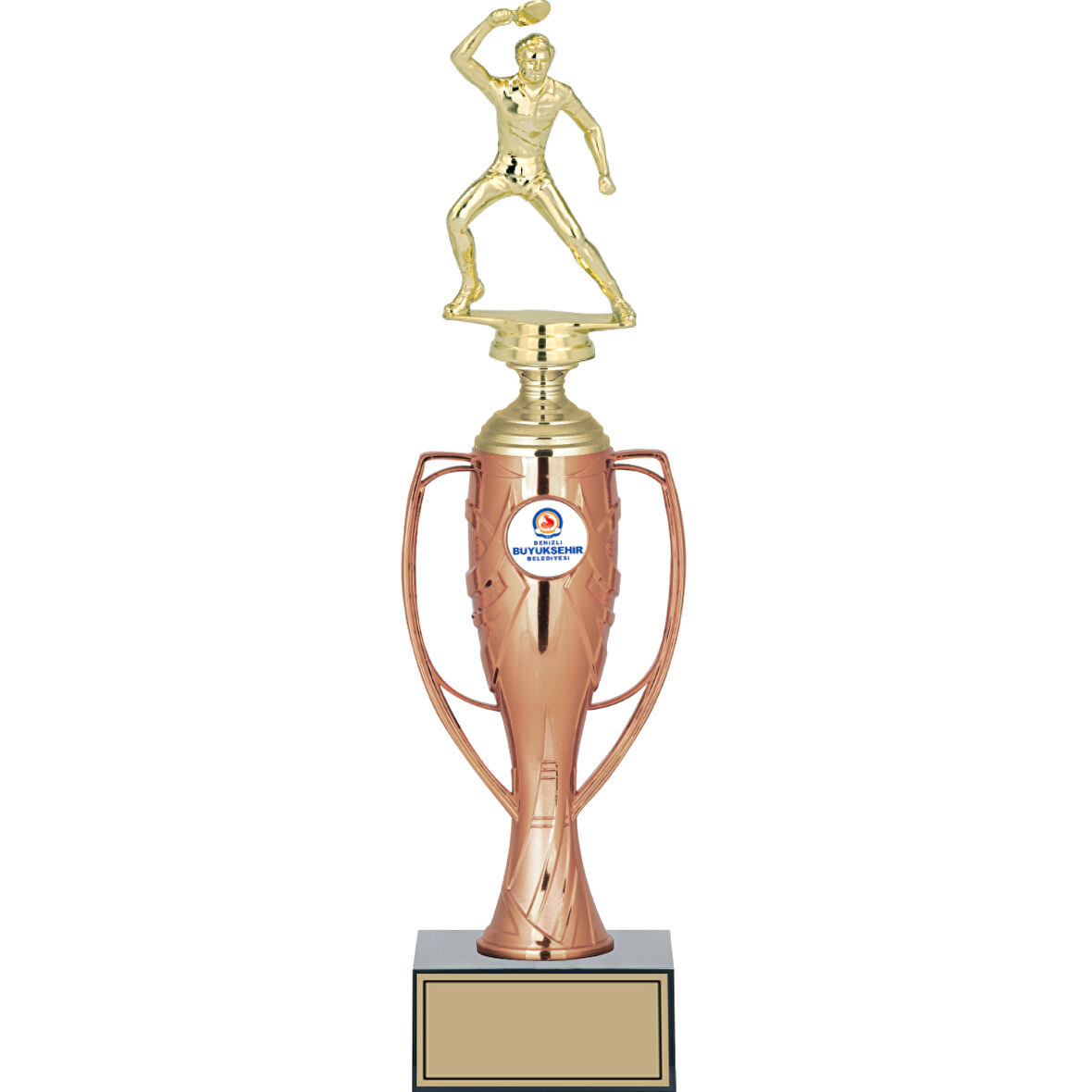 ODAK KUPA - Figürlü Kupalar - Masa Tenisi Erkek Figürlü Kupalar FG-025 C - 36 cm