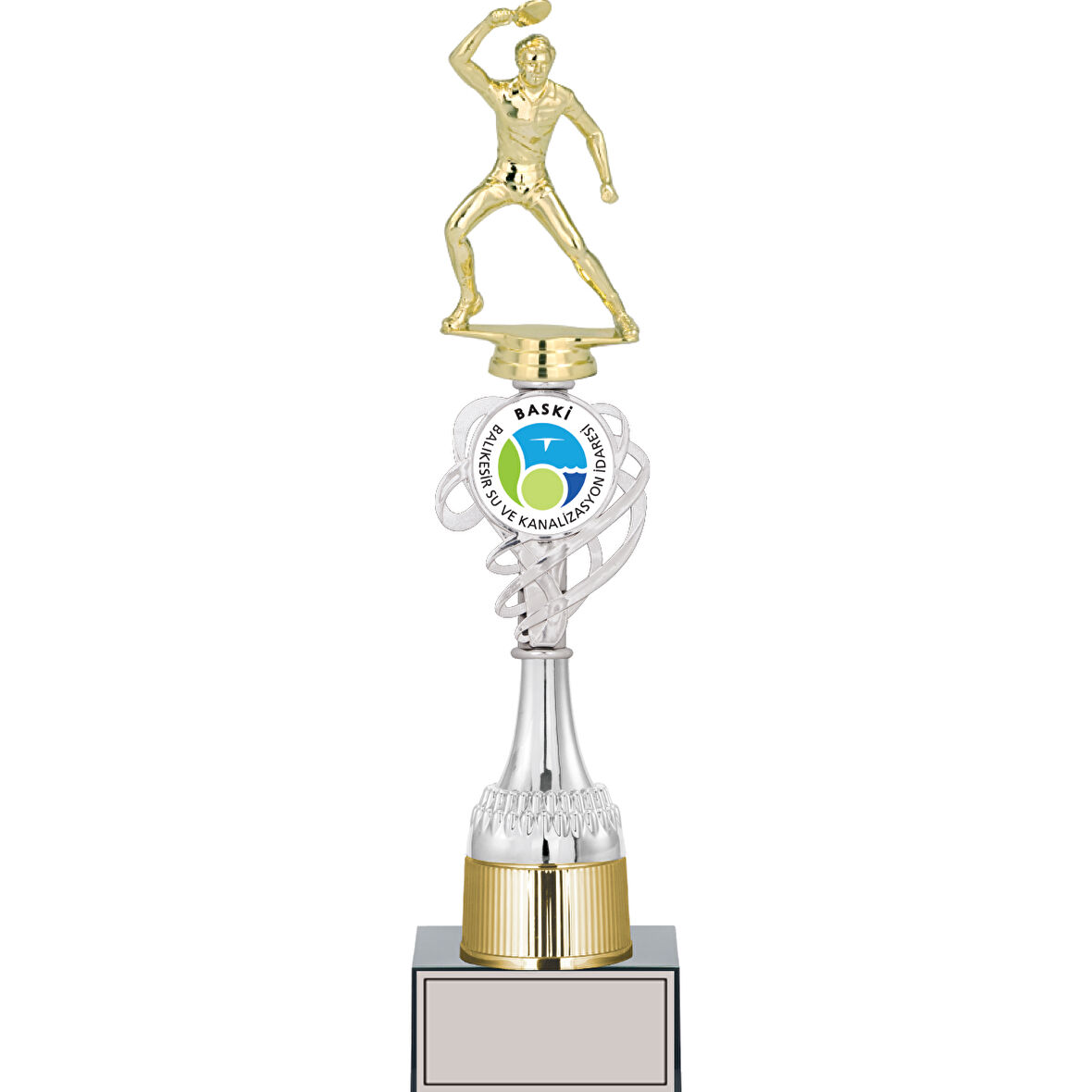 ODAK KUPA - Figürlü Kupalar - Masa Tenisi Erkek Figürlü Kupalar FG-036 B - 39 cm