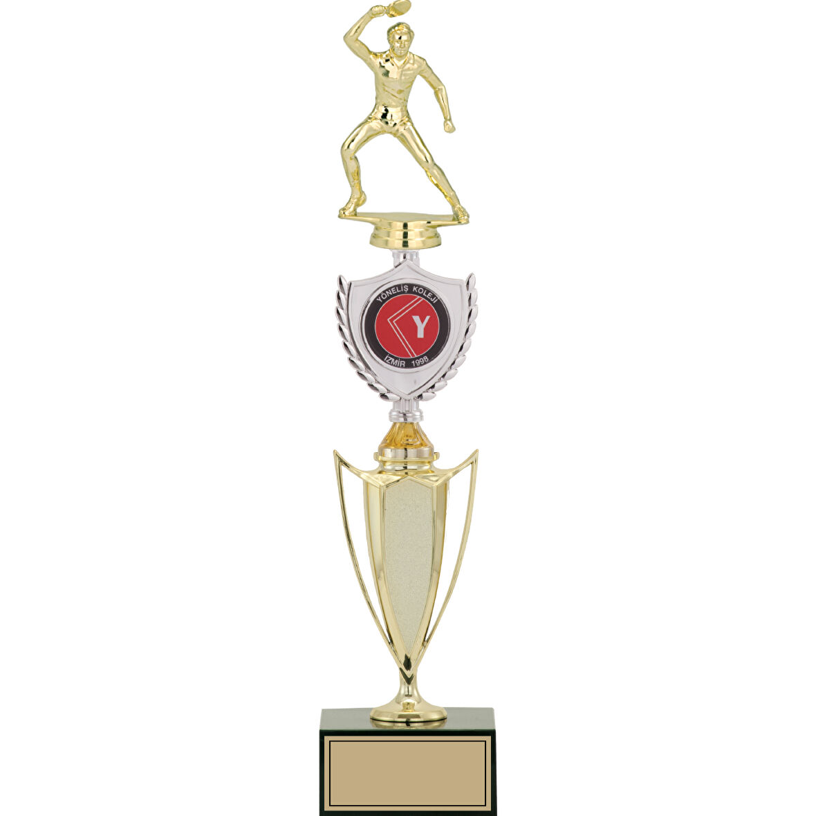 ODAK KUPA - Figürlü Kupalar - Masa Tenisi Erkek Figürlü Kupalar FG-042 B - 44 cm
