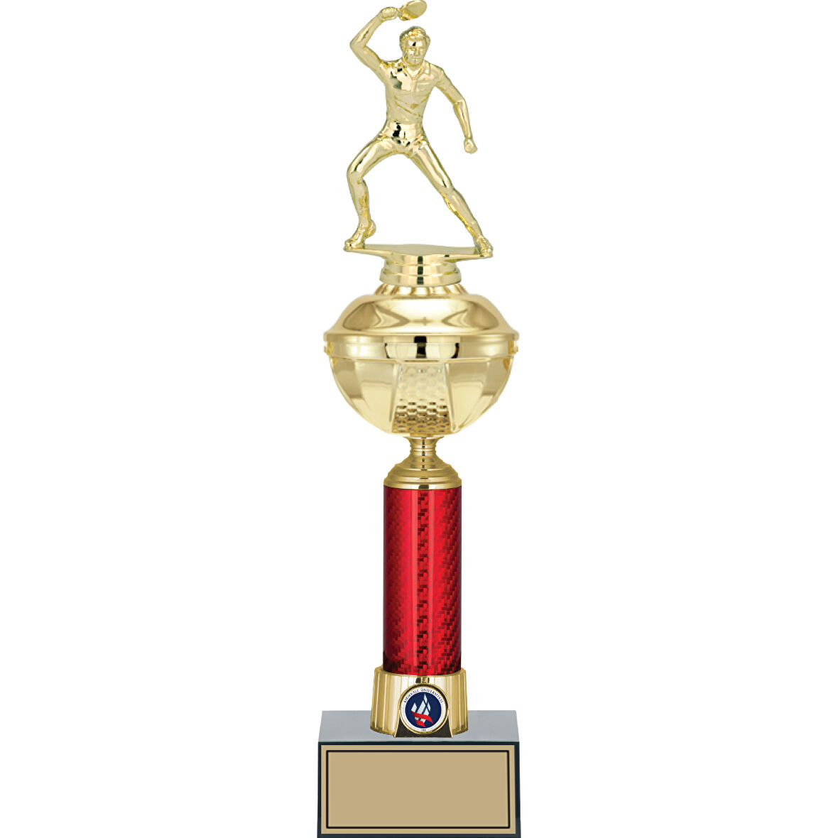ODAK KUPA - Figürlü Kupalar - Masa Tenisi Erkek Figürlü Kupalar FG-053 B - 42 cm