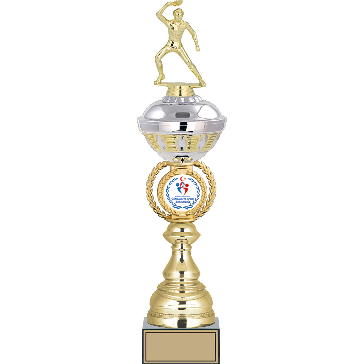 ODAK KUPA - Figürlü Kupalar - Masa Tenisi Erkek Figürlü Kupalar FG-066 A - 48 cm