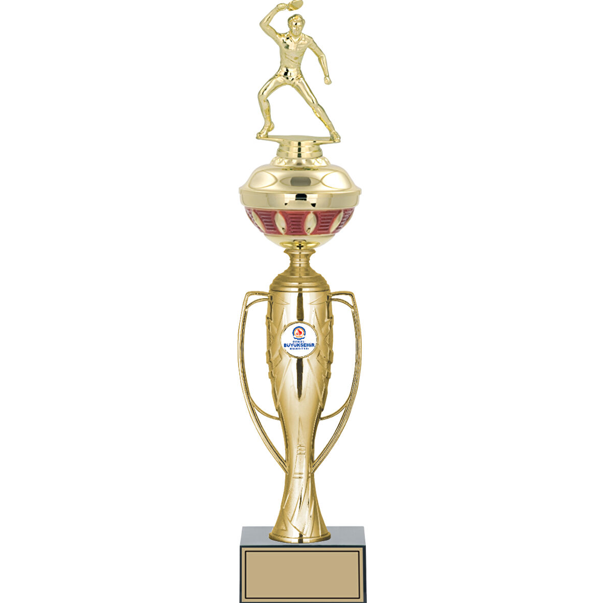 ODAK KUPA - Figürlü Kupalar - Masa Tenisi Erkek Figürlü Kupalar FG-073 C - 47 cm