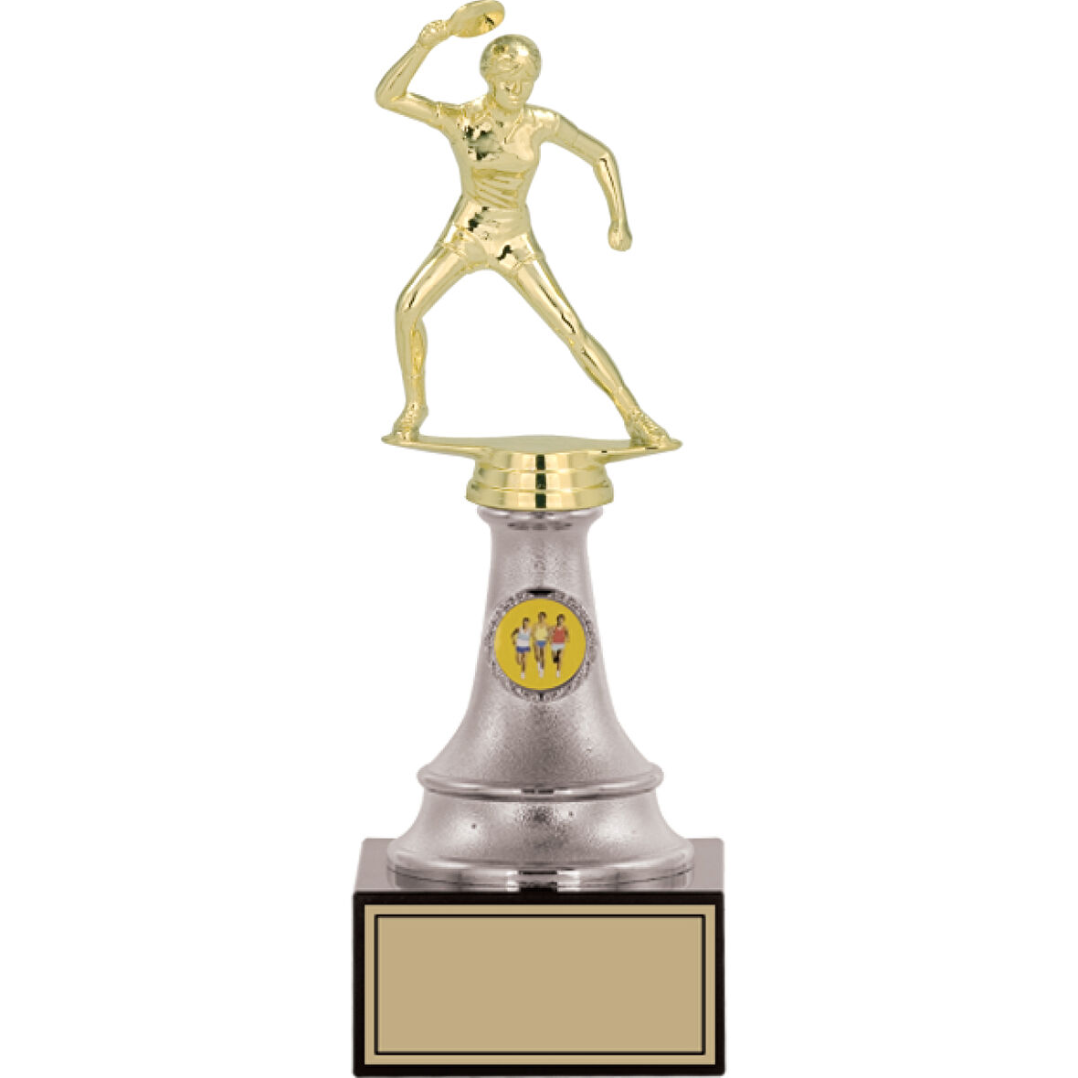 ODAK KUPA - Figürlü Kupalar - Masa Tenisi Kadın Figürlü Kupalar FG-010 A - 27 cm