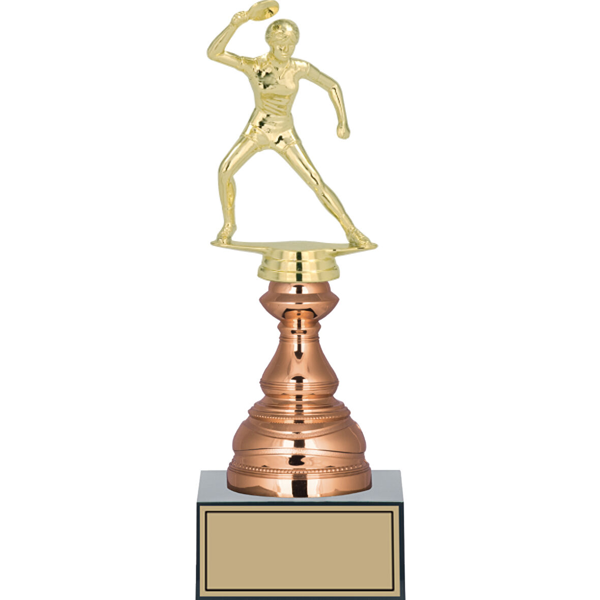 ODAK KUPA - Figürlü Kupalar - Masa Tenisi Kadın Figürlü Kupalar FG-024 C - 28 cm