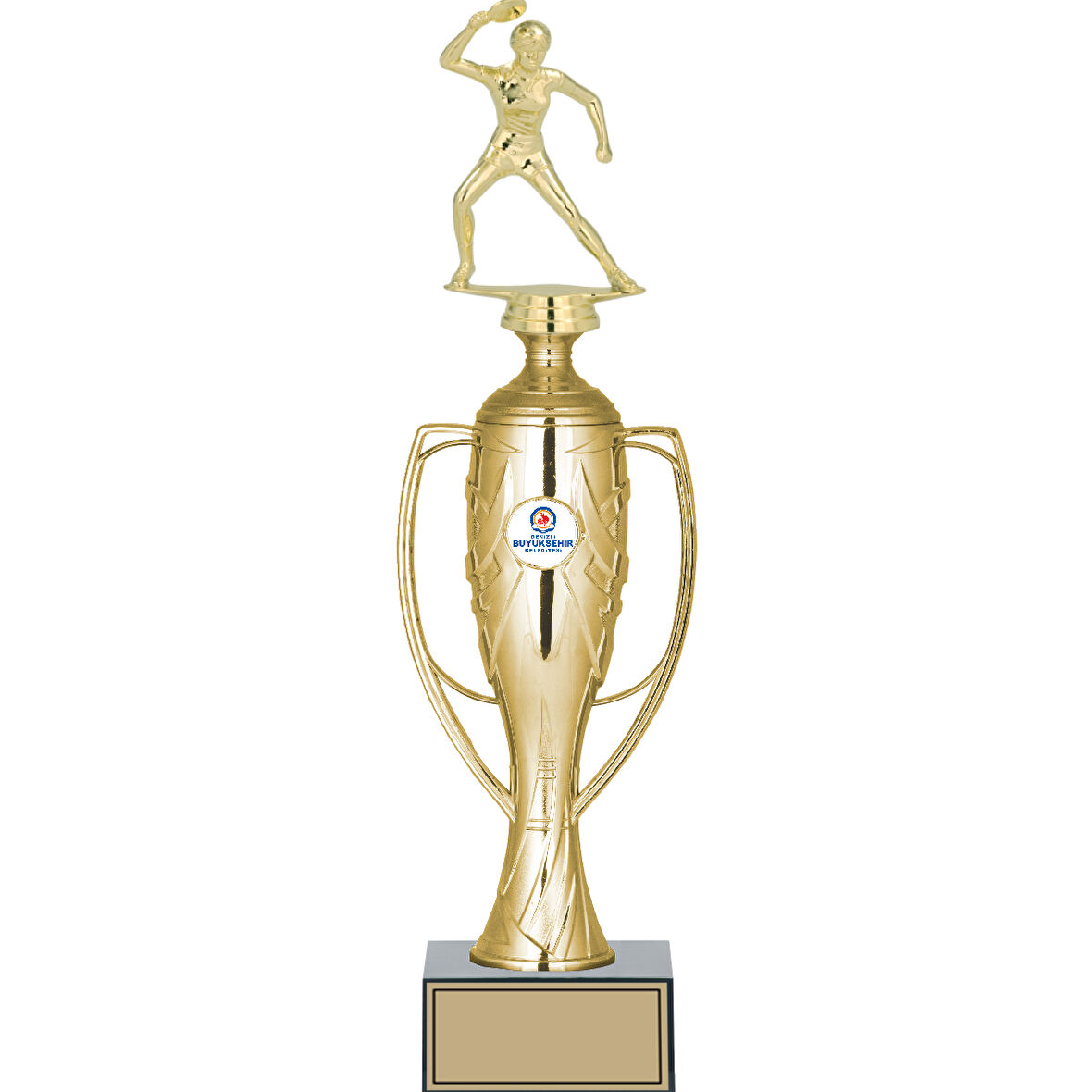 ODAK KUPA - Figürlü Kupalar - Masa Tenisi Kadın Figürlü Kupalar FG-026 B - 40 cm