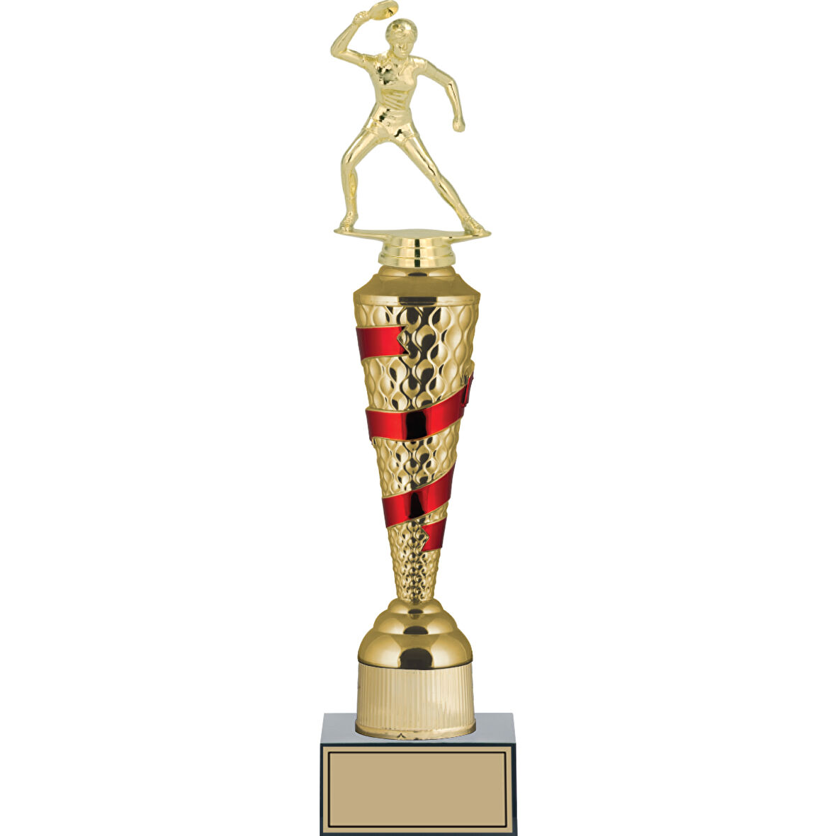 ODAK KUPA - Figürlü Kupalar - Masa Tenisi Kadın Figürlü Kupalar FG-028 B - 44 cm