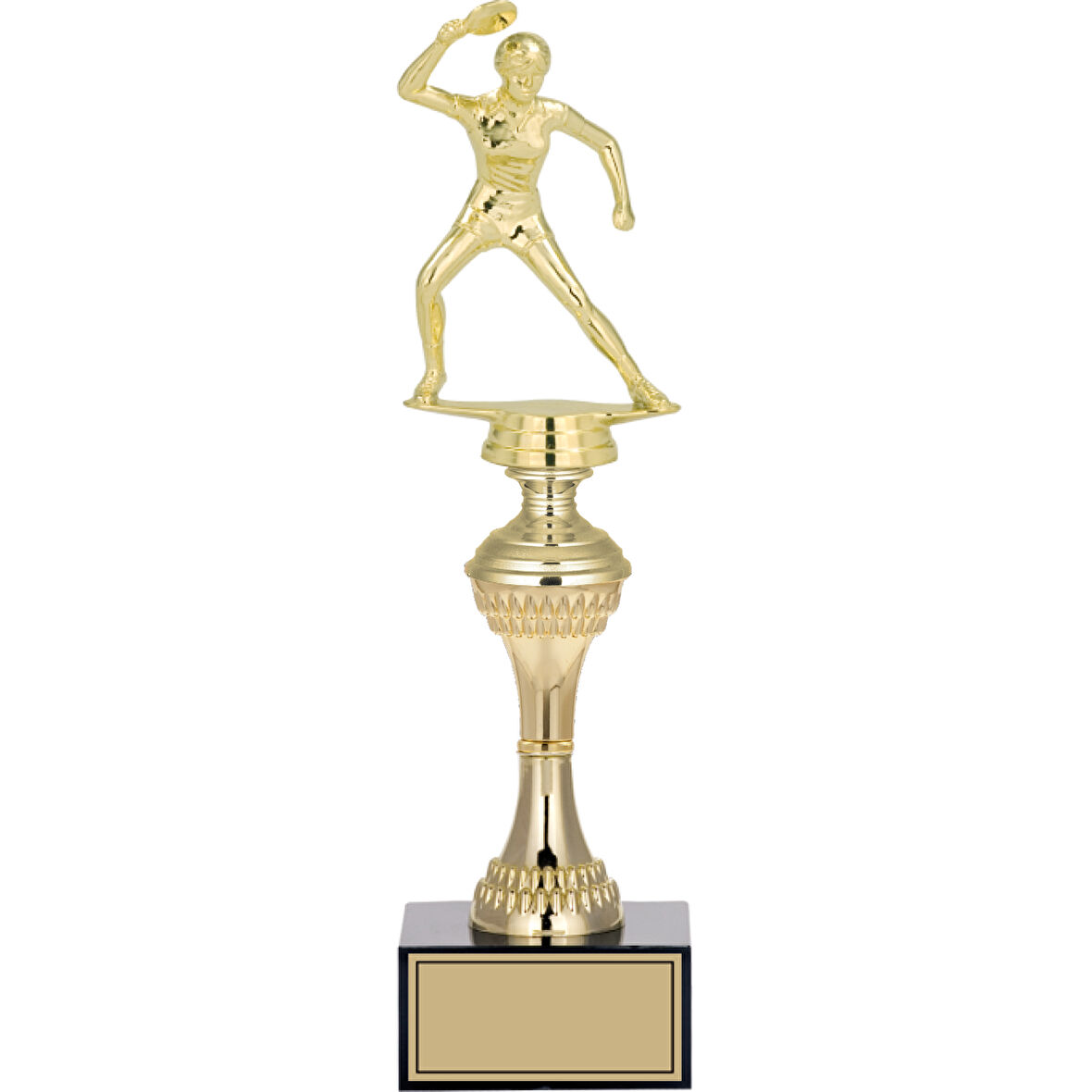 ODAK KUPA - Figürlü Kupalar - Masa Tenisi Kadın Figürlü Kupalar FG-029 C - 32 cm