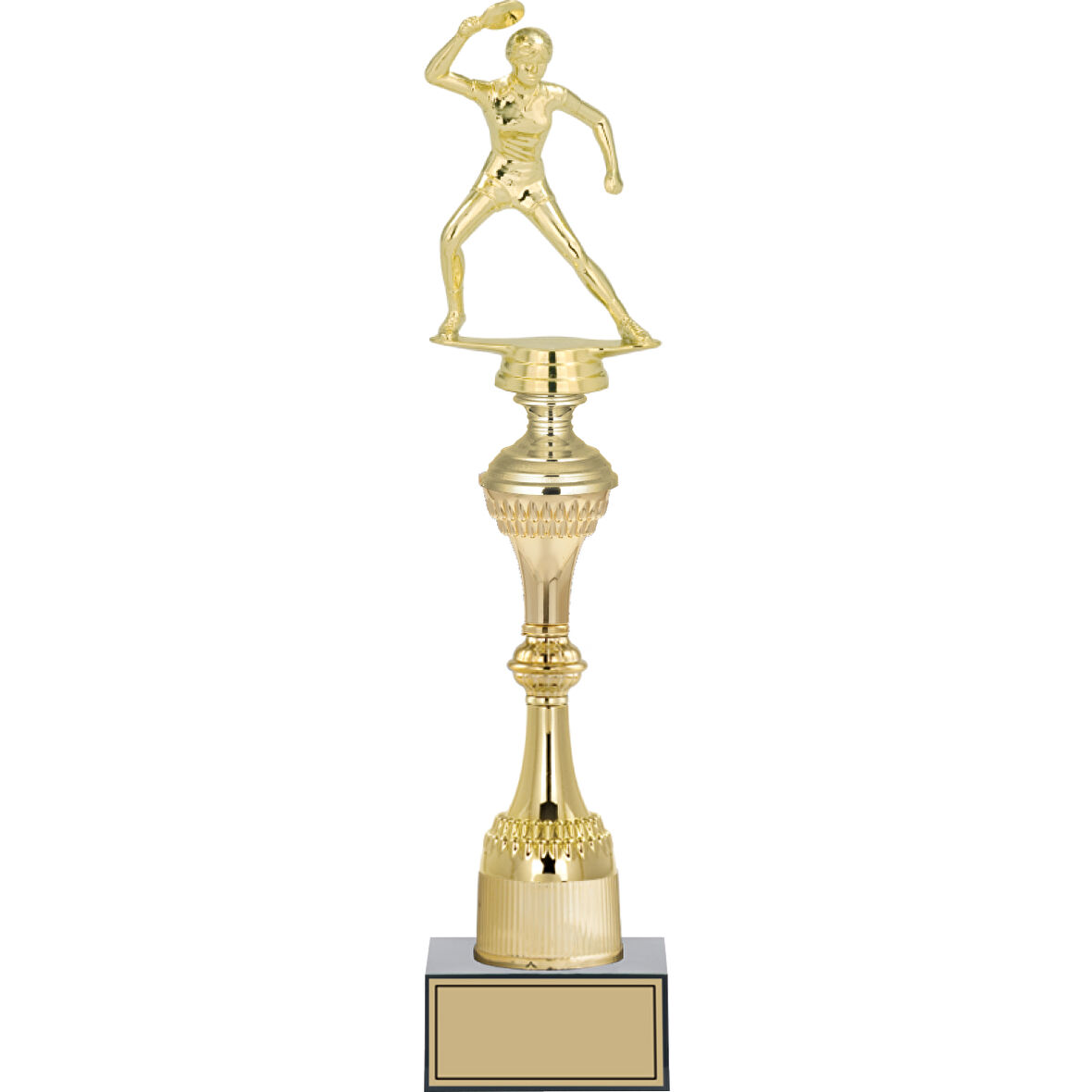 ODAK KUPA - Figürlü Kupalar - Masa Tenisi Kadın Figürlü Kupalar FG-031 B - 41 cm