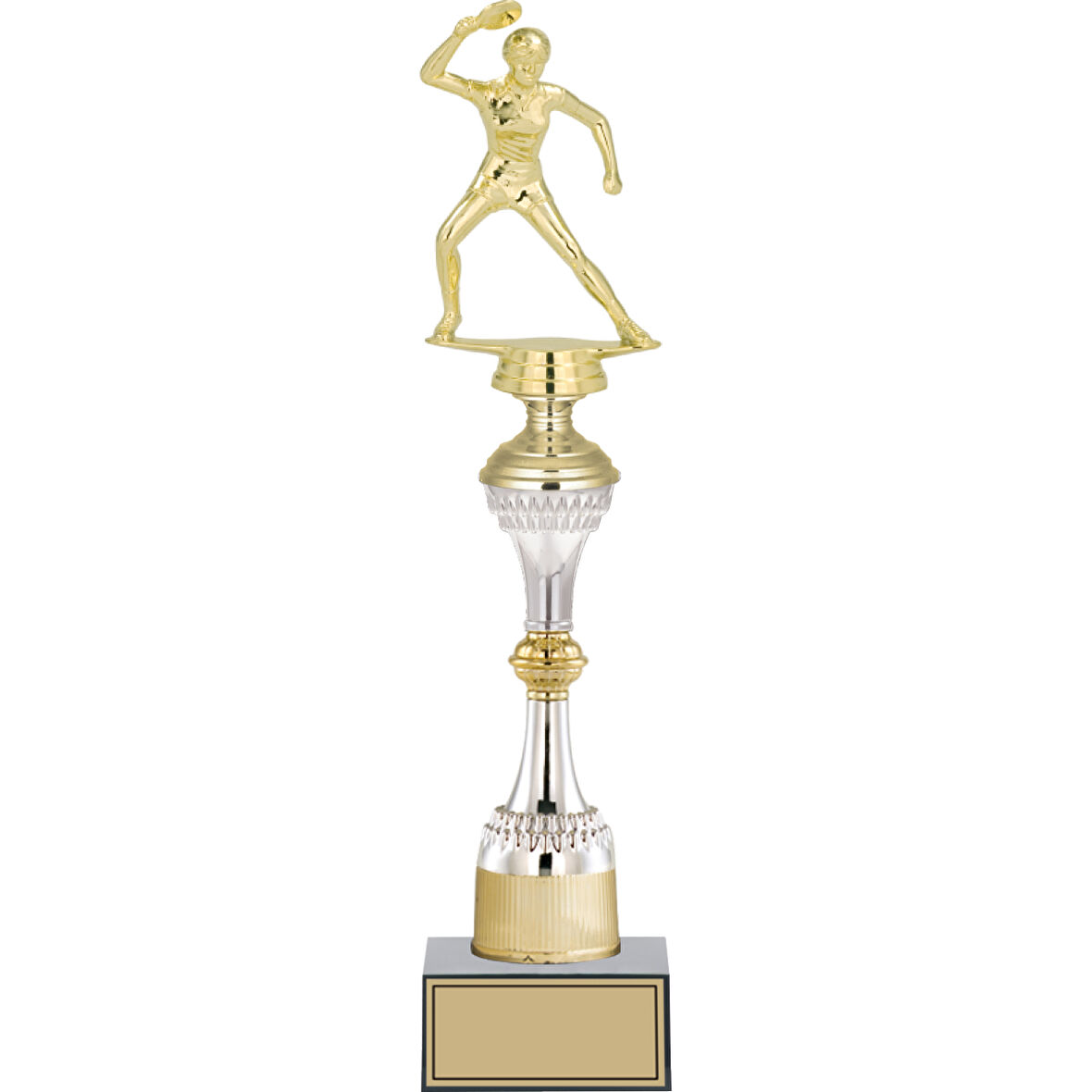 ODAK KUPA - Figürlü Kupalar - Masa Tenisi Kadın Figürlü Kupalar FG-032 B - 41 cm
