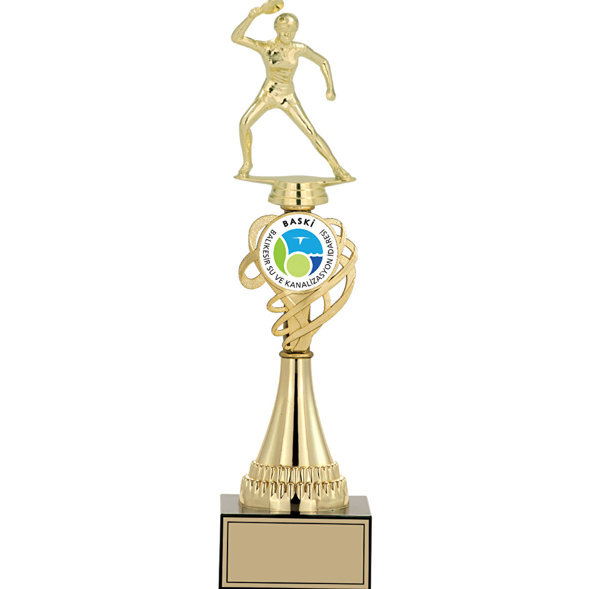 ODAK KUPA - Figürlü Kupalar - Masa Tenisi Kadın Figürlü Kupalar FG-034 A - 37 cm