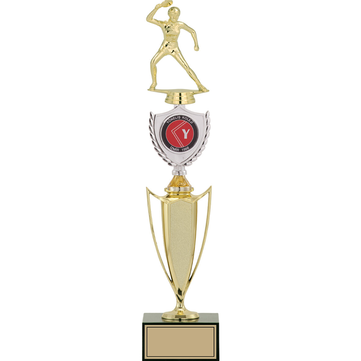 ODAK KUPA - Figürlü Kupalar - Masa Tenisi Kadın Figürlü Kupalar FG-042 A - 46 cm