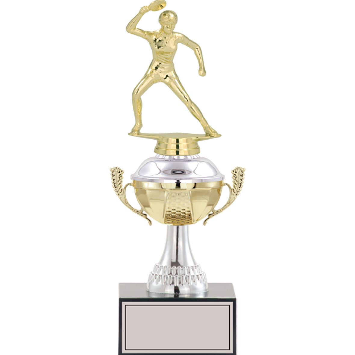 ODAK KUPA - Figürlü Kupalar - Masa Tenisi Kadın Figürlü Kupalar FG-046 C - 30 cm