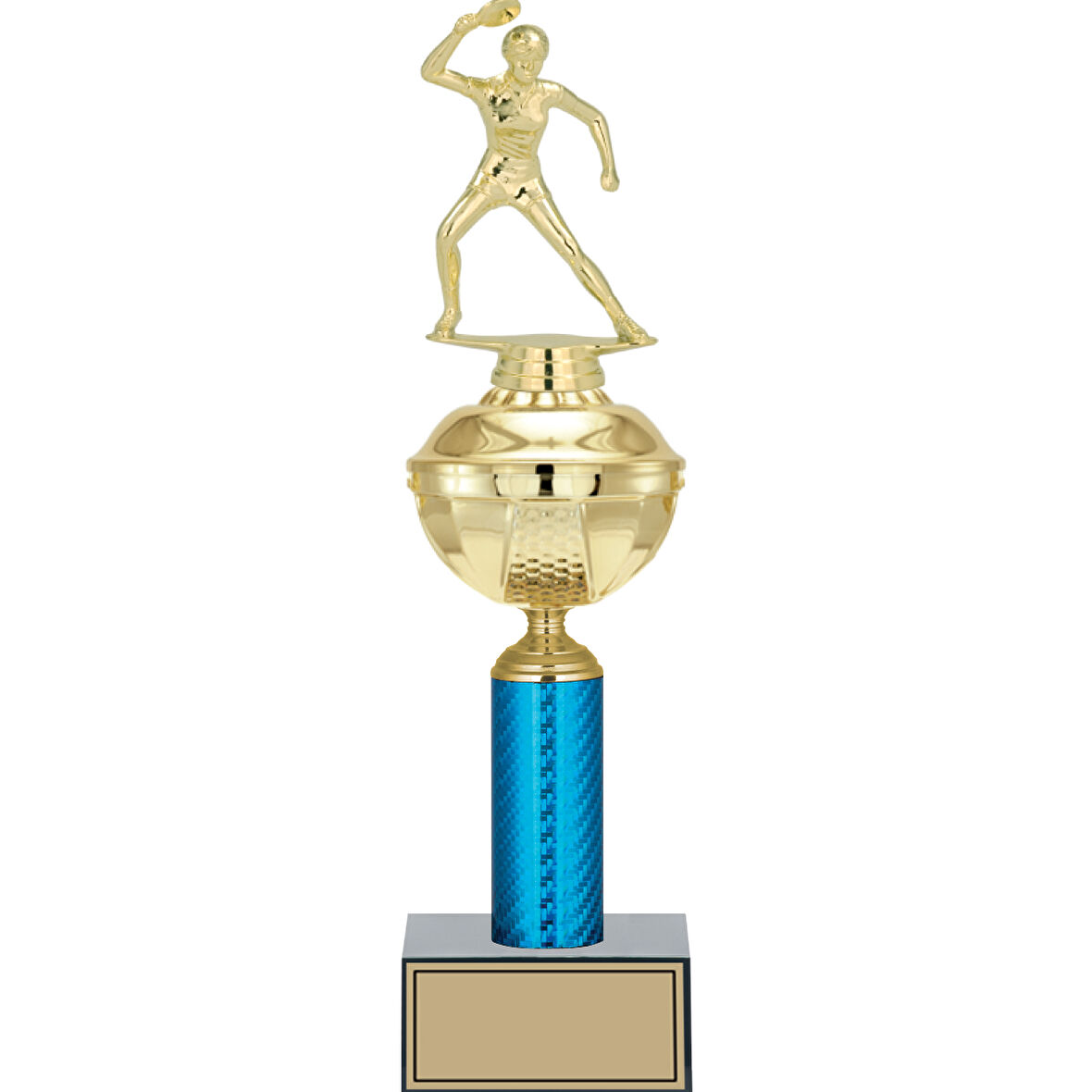 ODAK KUPA - Figürlü Kupalar - Masa Tenisi Kadın Figürlü Kupalar FG-051 B - 38 cm