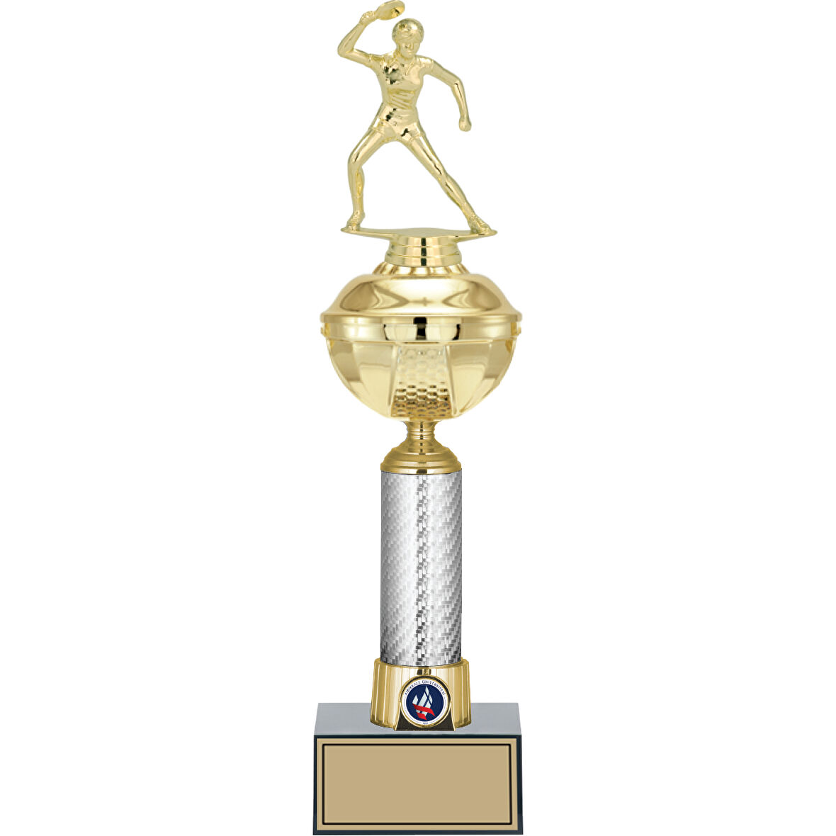 ODAK KUPA - Figürlü Kupalar - Masa Tenisi Kadın Figürlü Kupalar FG-057 B - 42 cm