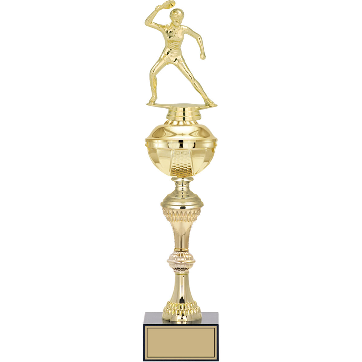 ODAK KUPA - Figürlü Kupalar - Masa Tenisi Kadın Figürlü Kupalar FG-061 C - 44 cm